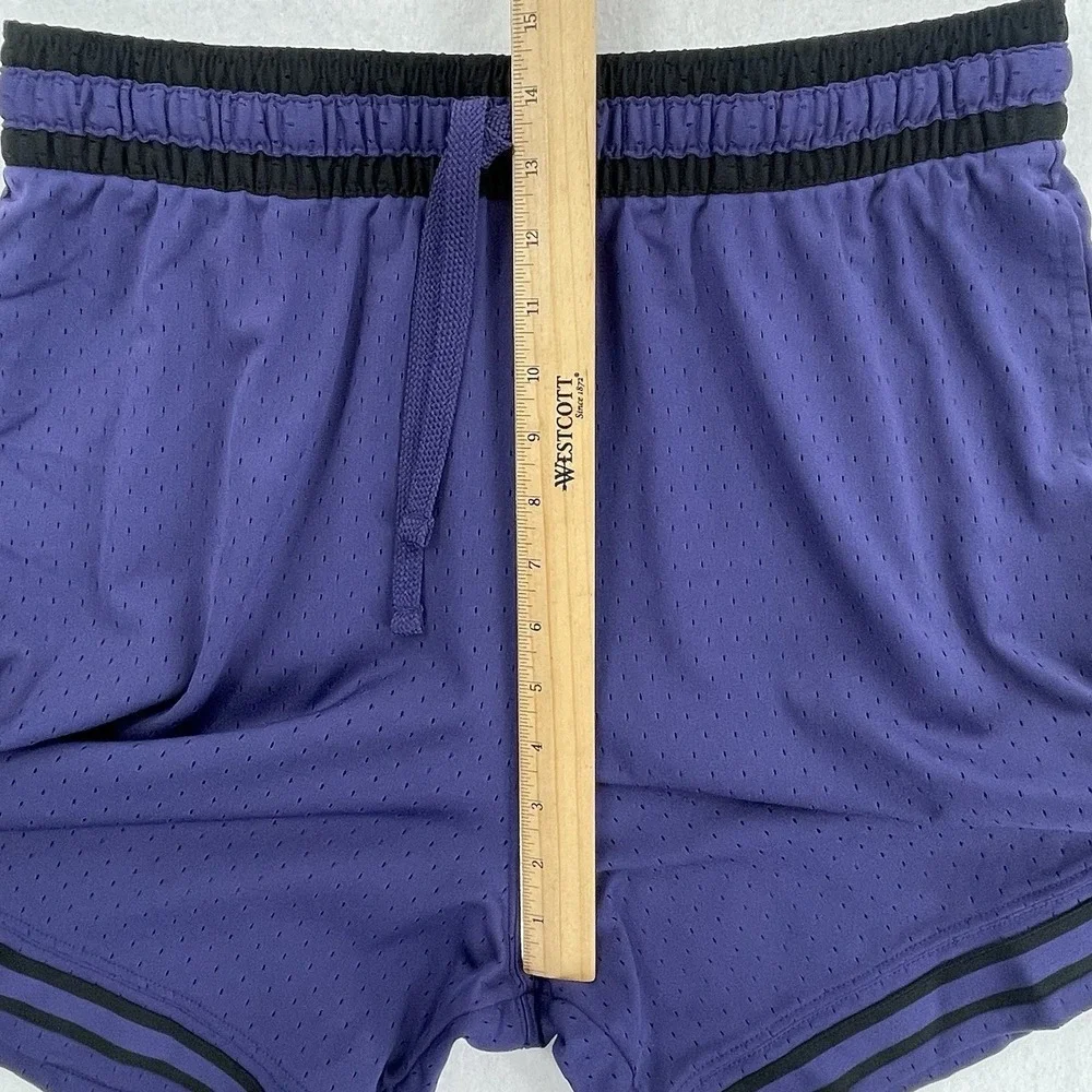 Nike Air Jordan Diamond Shorts Mens XL Purple Mesh DriFit Jumpman Gym Basketball